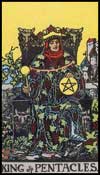 金貨の王（ペンタクルのキング）