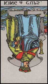 聖杯の給仕（逆位置）