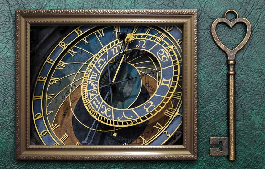 西洋占星術の早見表